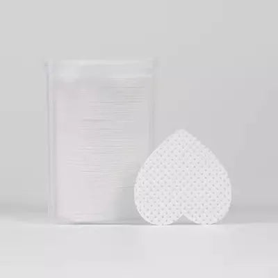 200PCS/Box Eyelash Glue Cleaning Cotton Pads Multi-Shape Lint-Free Gel Nail Polish Remover Cotton Wipes Removal Manicure Tools