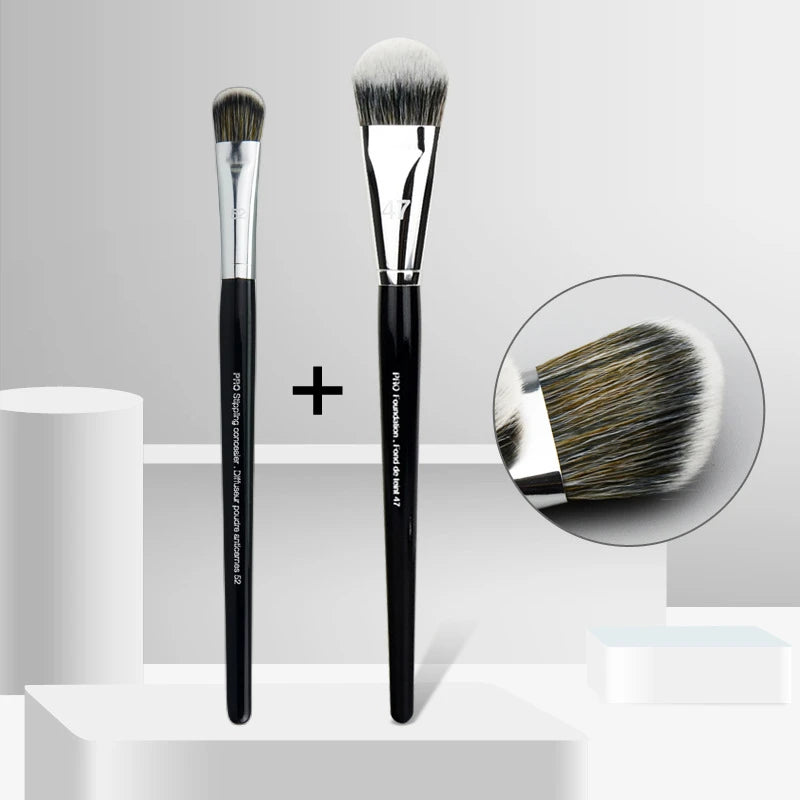 Nova Glam Essentials Broom Head Foundation Brush – Liquid & Concealer Blending Tool
