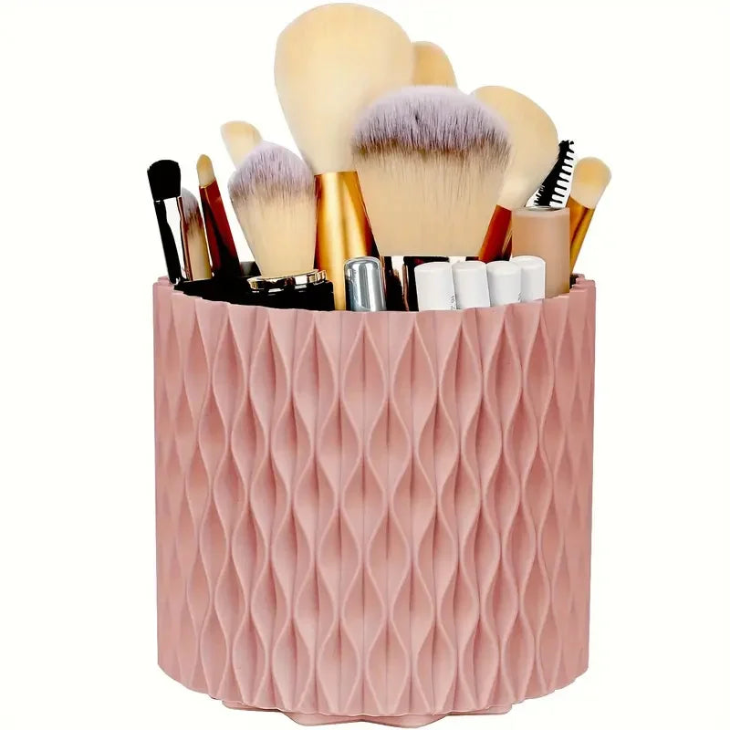 Nova Glam Essentials 360° Rotating Organizer – 5 Compartments in Modern Colors