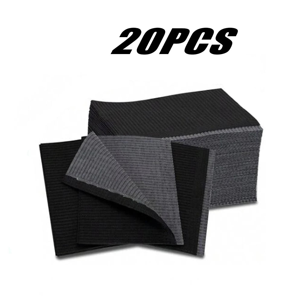 Nova Glam Essentials Disposable Nail Table Mats – 5/20-Pack Waterproof 3-Ply Manicure Paper