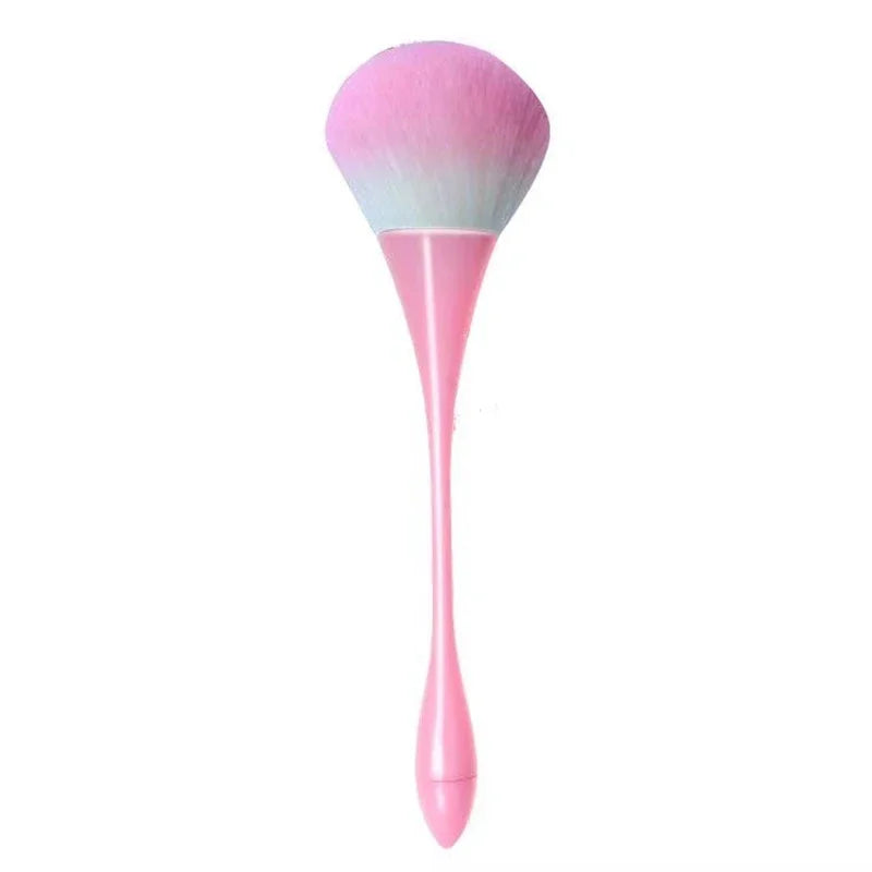 Nova Glam Essentials Loose Powder Brush – Wool Fiber Bristles for Even Application