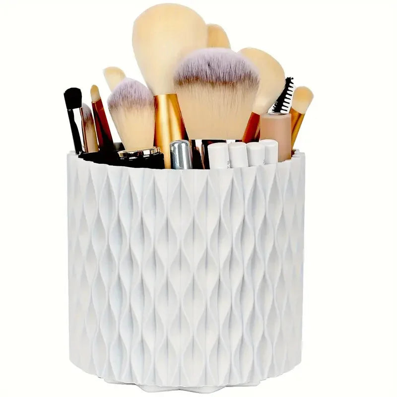 Nova Glam Essentials 360° Rotating Organizer – 5 Compartments in Modern Colors