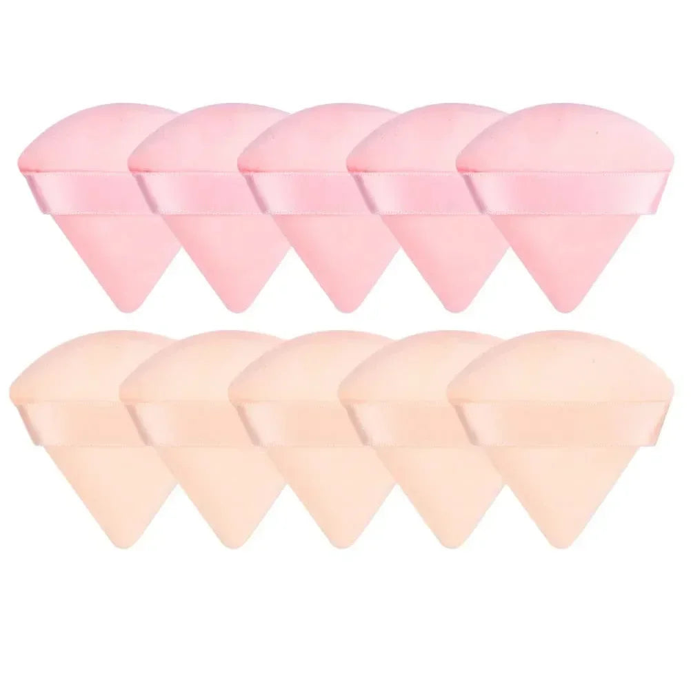 Nova Glam Essentials 15-Piece Cosmetic Puff Set – Korean Beauty Sponges & Powder Puffs