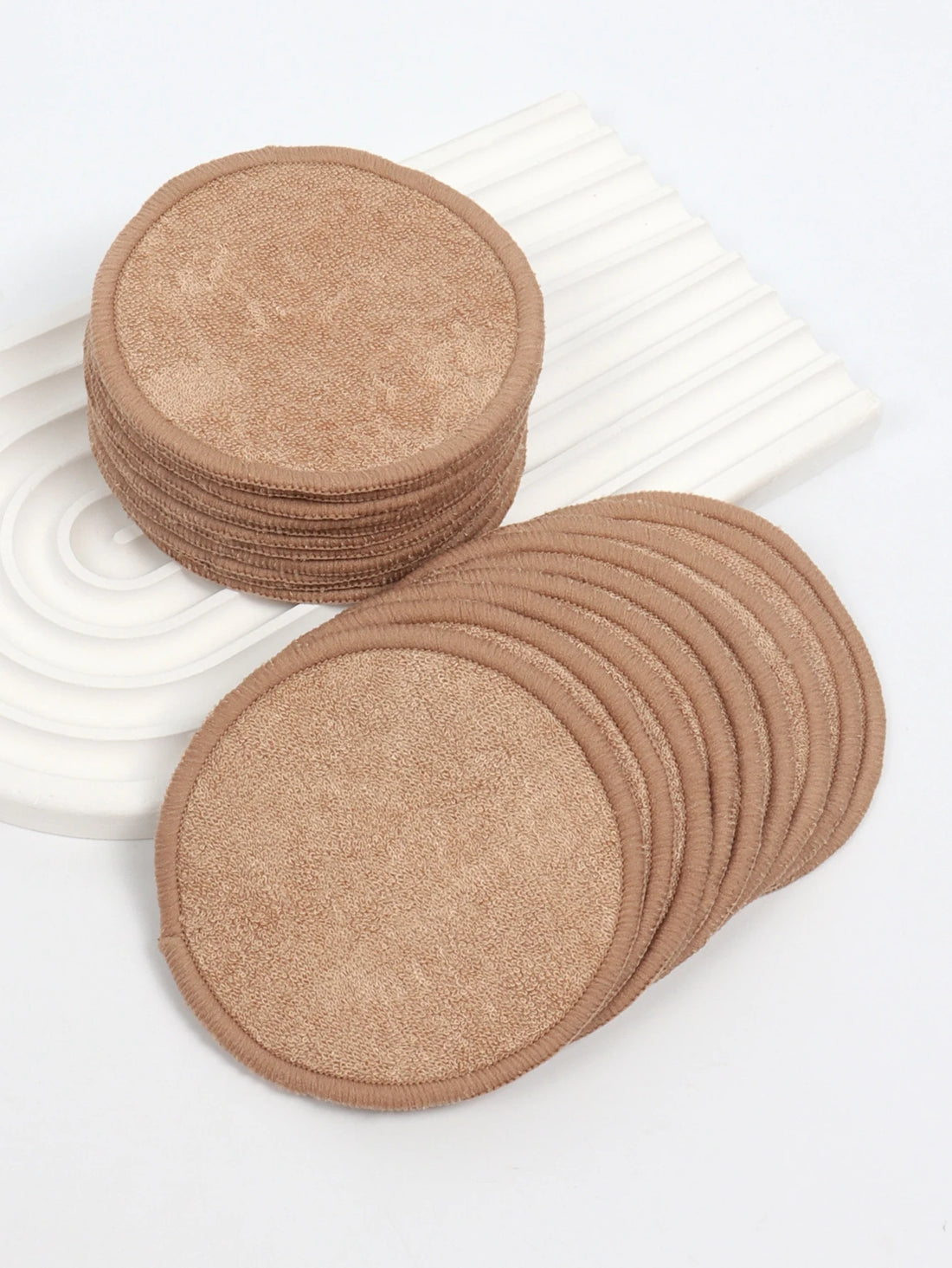 Nova Glam Essentials Reusable Makeup Remover Pads – Eco-Friendly Washable Cleansing Puffs