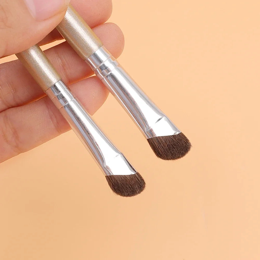 Nova Glam Essentials Flat Angled Nose Contour Brush – Sickle Curve Design for Precision Sculpting