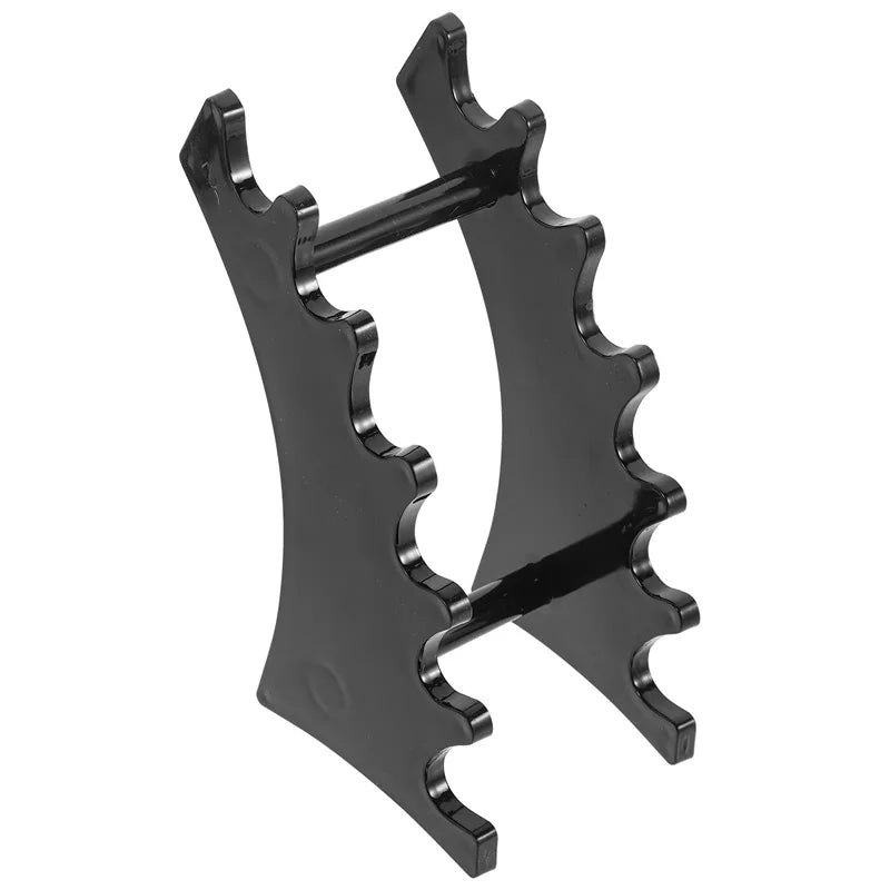 Nova Glam Essentials 6-Layer Acrylic Organizer – Multi-Tier Brush & Pen Display Rack