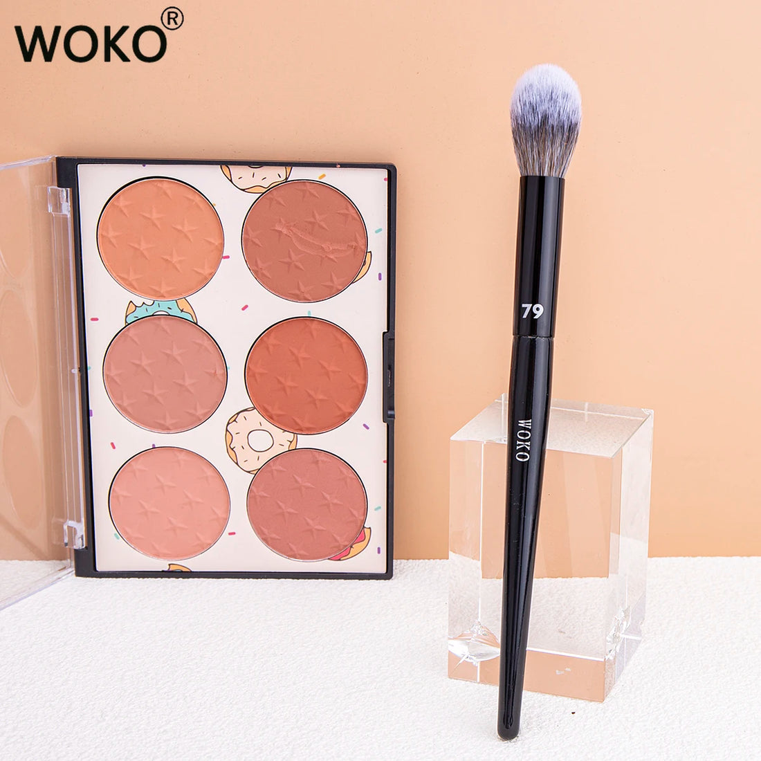 Nova Glam Essentials Tapered Contour Brush – Synthetic Bristles for Precision Sculpting