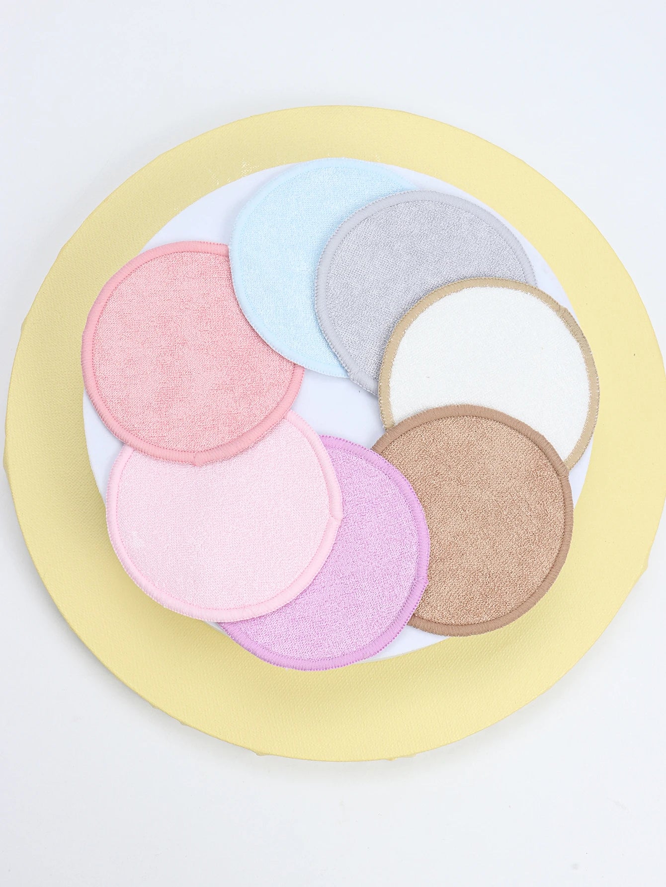 Nova Glam Essentials Bamboo Fiber Makeup Remover Pads – Reusable Eco-Friendly Facial Rounds for Cleanser & Toner