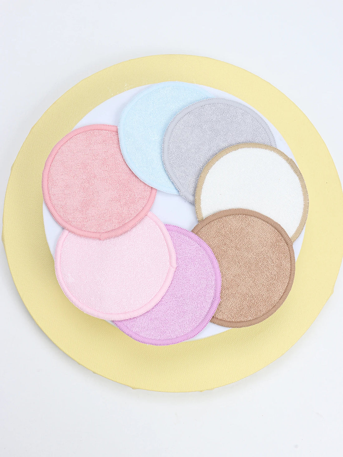 Nova Glam Essentials Bamboo Fiber Makeup Remover Pads – Reusable Eco-Friendly Facial Rounds for Cleanser & Toner