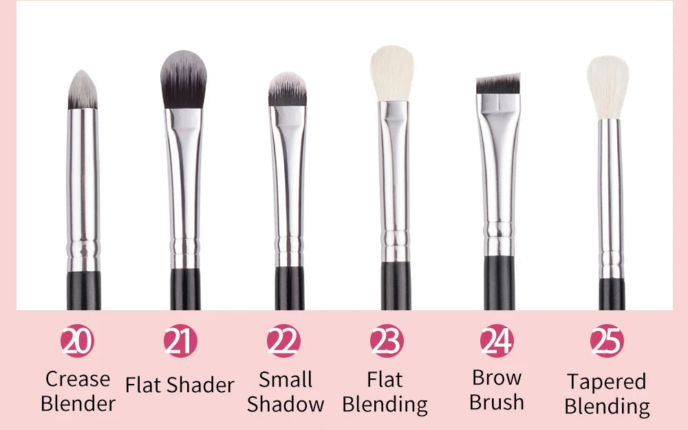 Ultra-Soft Goat Hair Makeup Brushes – Hypoallergenic & Sensitive Skin Friendly”