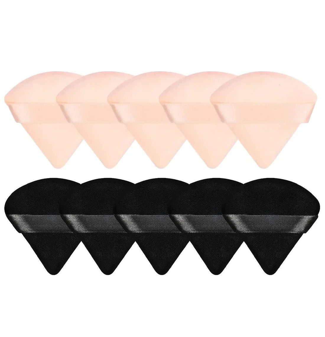 Nova Glam Essentials 15-Piece Cosmetic Puff Set – Korean Beauty Sponges & Powder Puffs