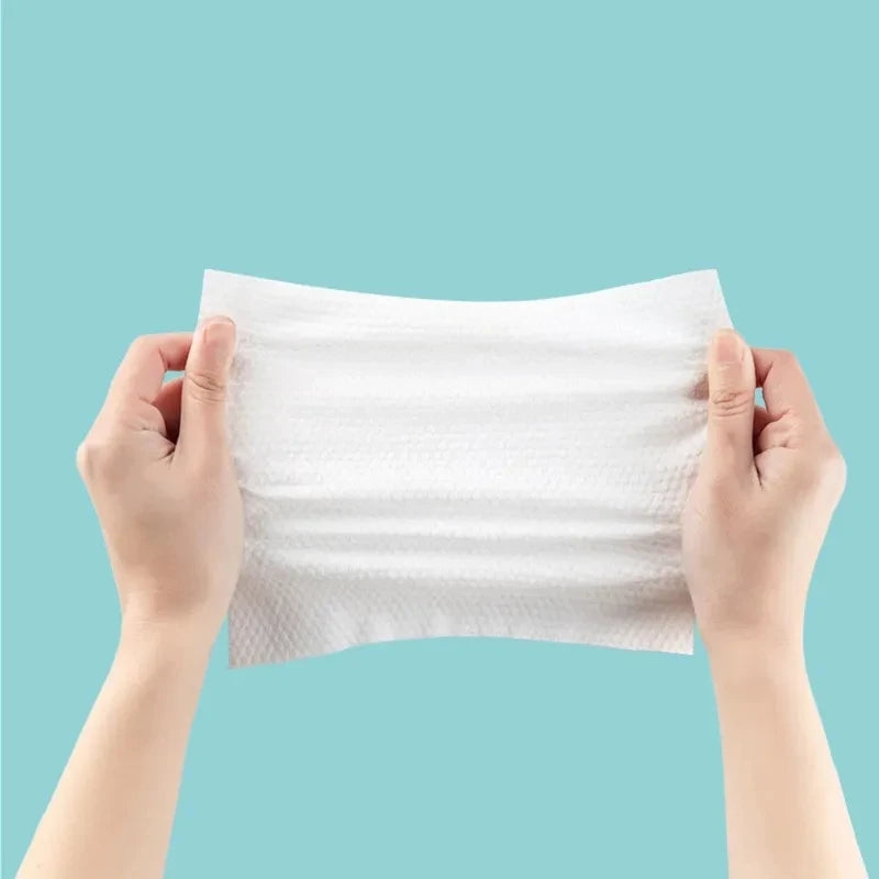 Nova Glam Essentials pearl-textured cotton towel removing foundation from sensitive skin
