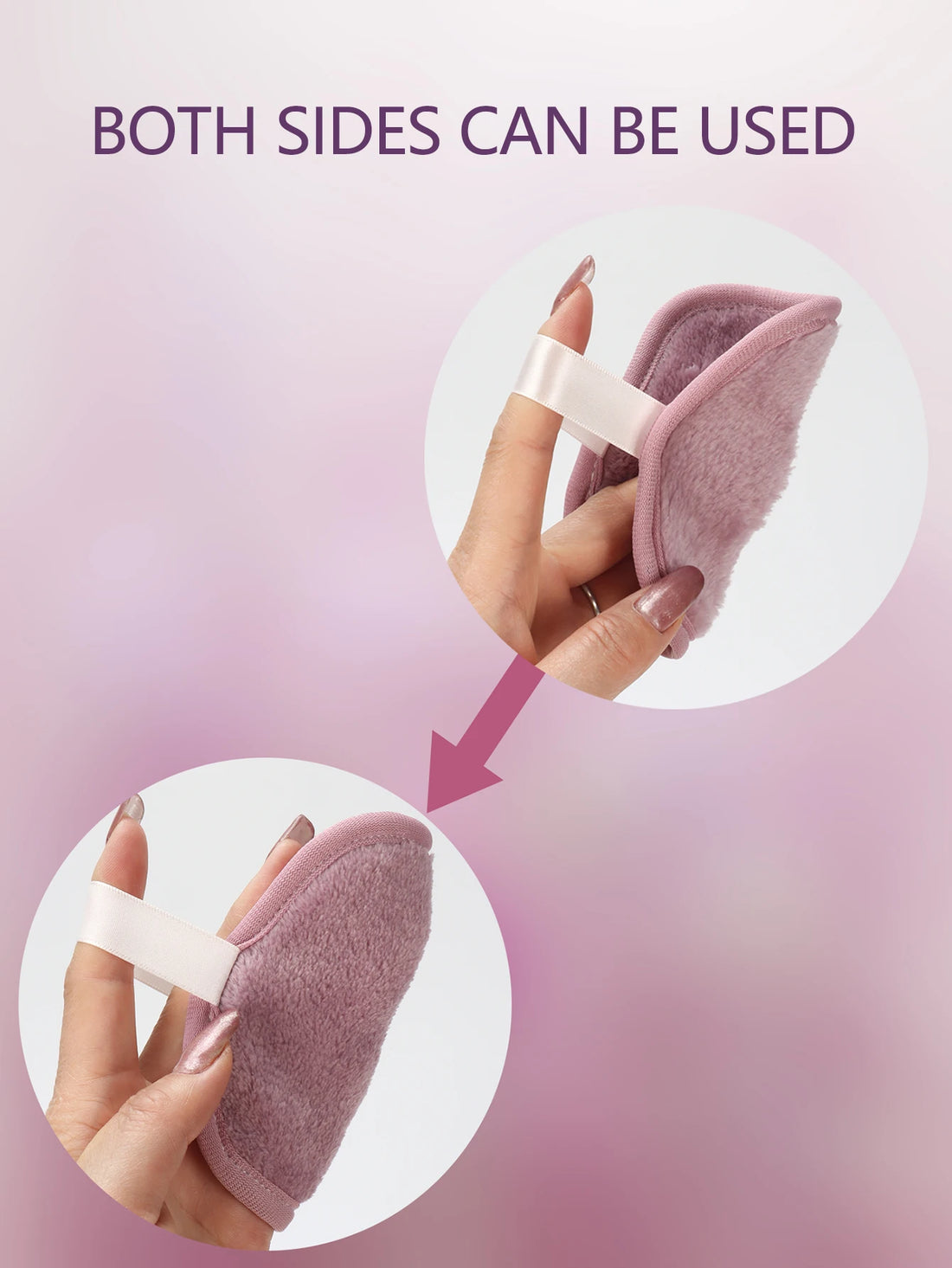 Nova Glam Essentials Reusable Makeup Remover Set – 7/14-Pack Polyurethane Pads + Mesh Laundry Bag