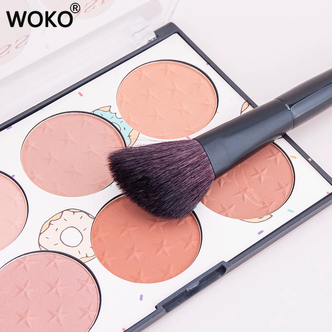 Nova Glam Essentials Sickle Contour Brush – Goat Hair Bristles for Precision Sculpting