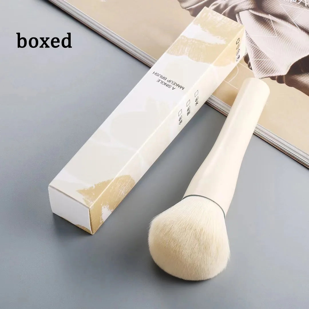 Nova Glam Essentials Professional Large Powder Brush – Soft Nylon Bristles & Lightweight Handle for Setting, Blush & Bronzer