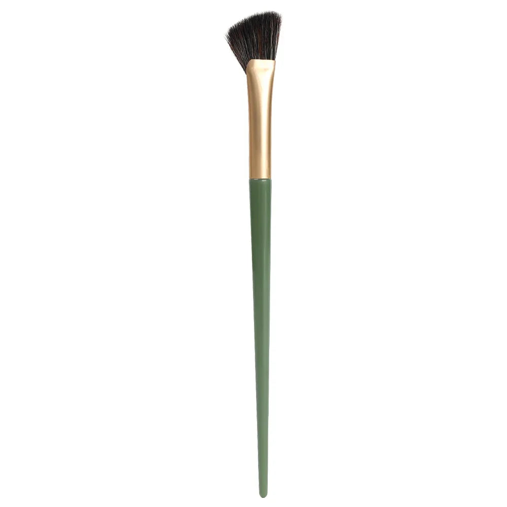 Nova Glam Essentials Flat Angled Nose Contour Brush – Sickle Curve Design for Precision Sculpting