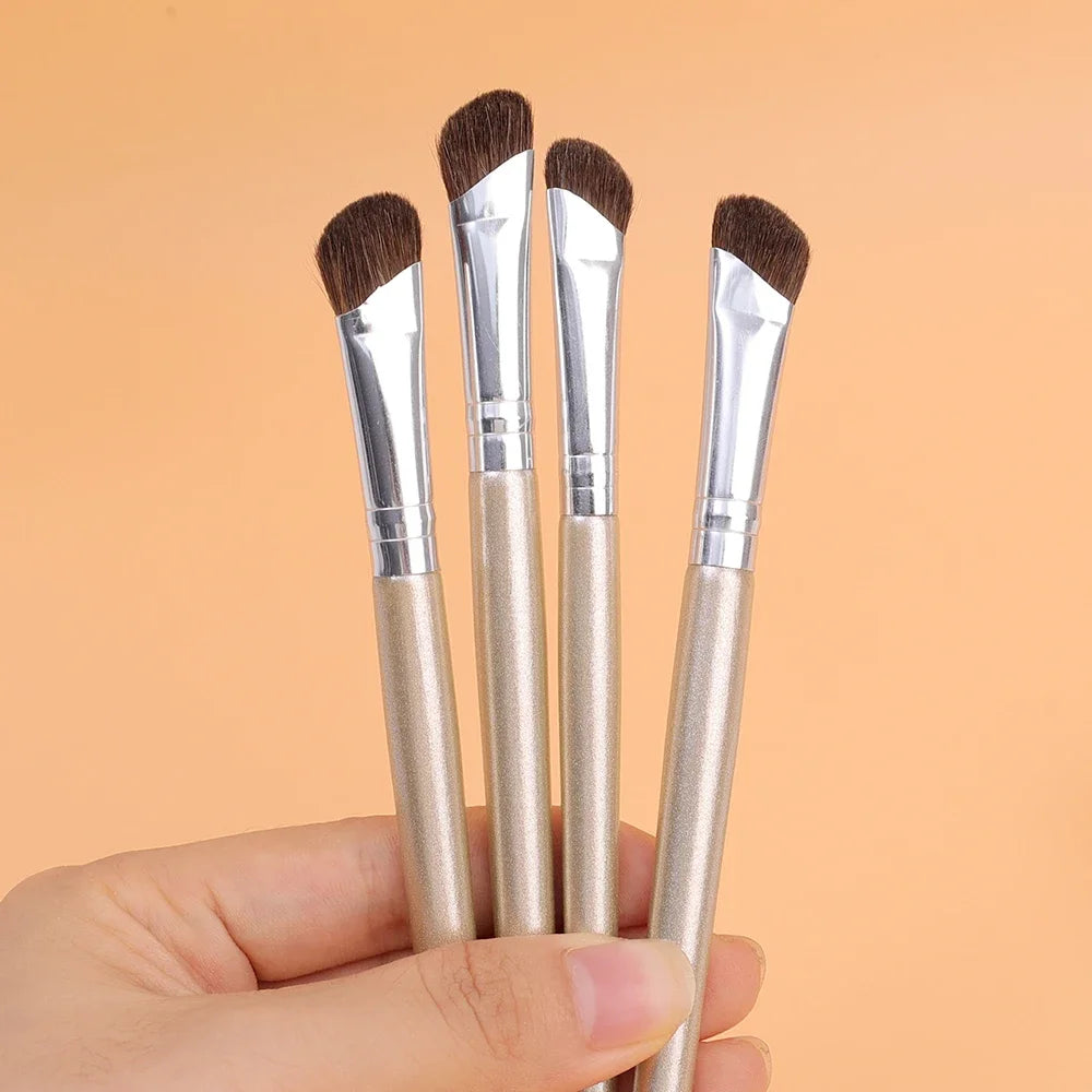 Nova Glam Essentials Flat Angled Nose Contour Brush – Sickle Curve Design for Precision Sculpting