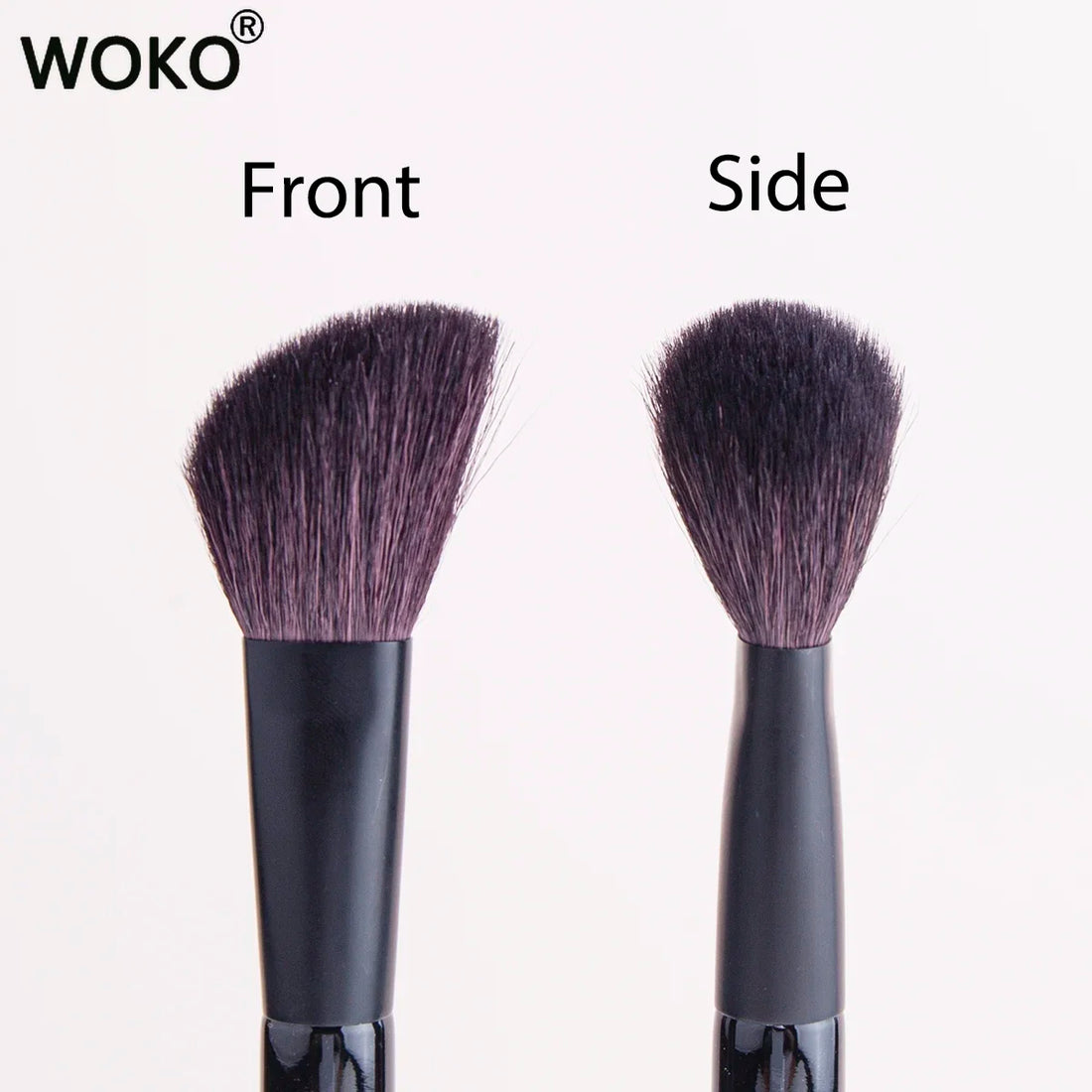 Nova Glam Essentials Sickle Contour Brush – Goat Hair Bristles for Precision Sculpting
