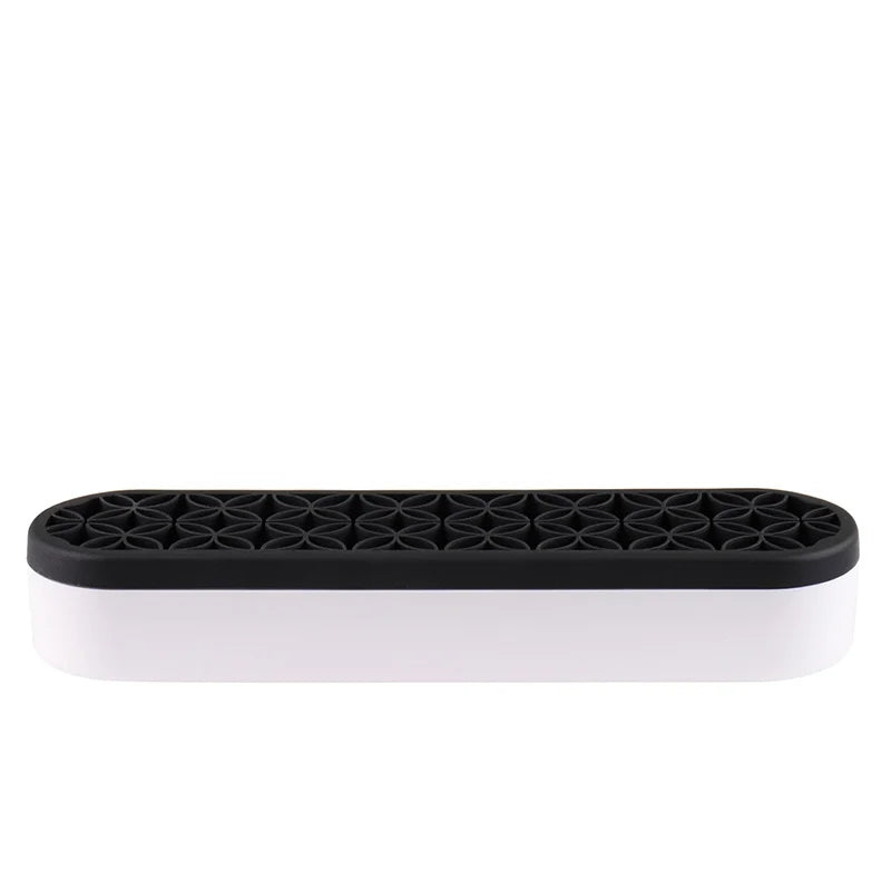 Nova Glam Essentials Silicone Brush Organizer – Multi-Size Holes for Brushes & Nail Tools