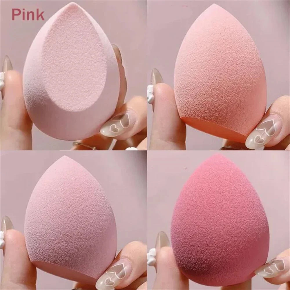 Nova Glam Essentials 8-Piece Latex Makeup Sponge Set – Purple Beauty Egg Blenders & Mini Puffs