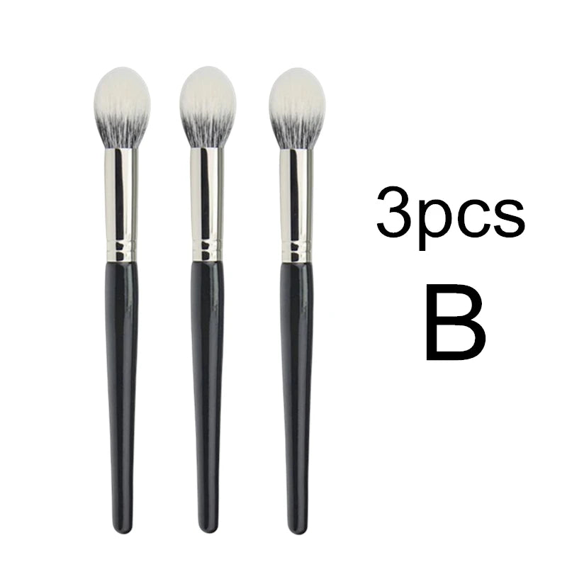 Nova Glam Essentials Dual-Fiber Stippling Brush – Goat & Synthetic Hair for Multi-Use Makeup
