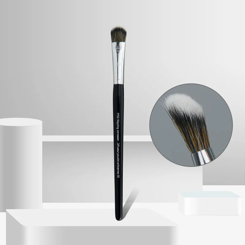Nova Glam Essentials Broom Head Foundation Brush – Liquid & Concealer Blending Tool
