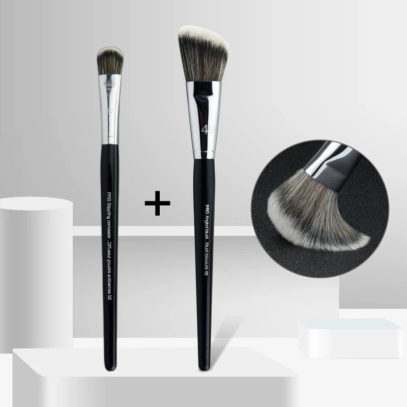Nova Glam Essentials Broom Head Foundation Brush – Liquid & Concealer Blending Tool