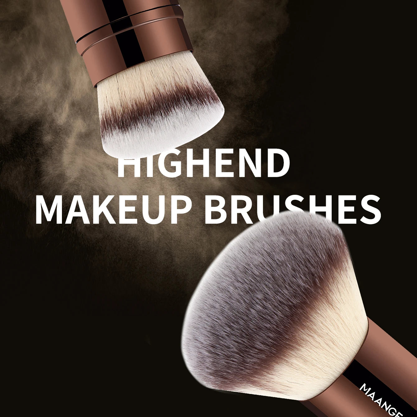 Nova Glam Essentials 20-Piece Double-Ended Brush Set – Compact Travel Makeup Kit