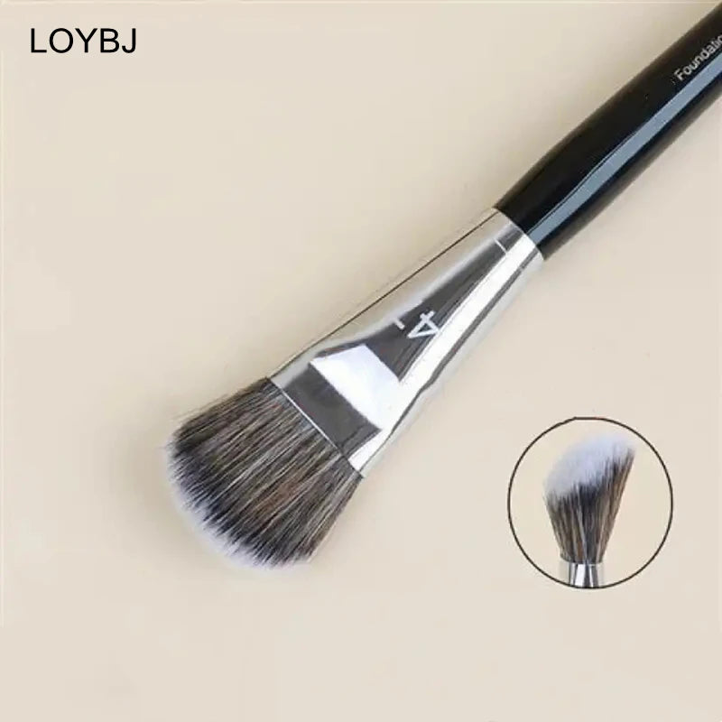 Nova Glam Essentials Broom Head Foundation Brush – Liquid & Concealer Blending Tool
