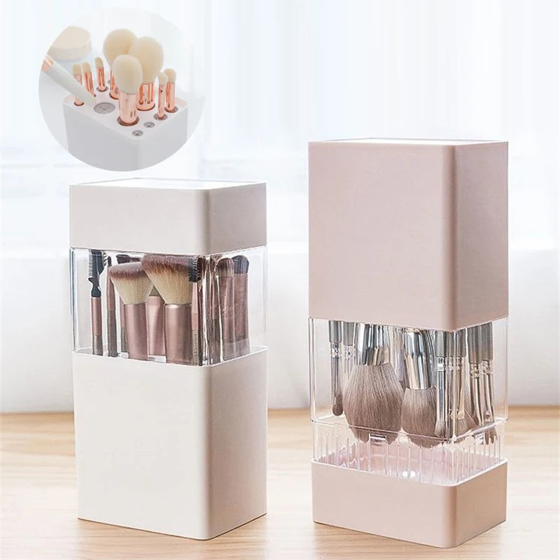 Nova Glam Essentials 2-in-1 Makeup Storage & Drying Rack – PP Material Organizer