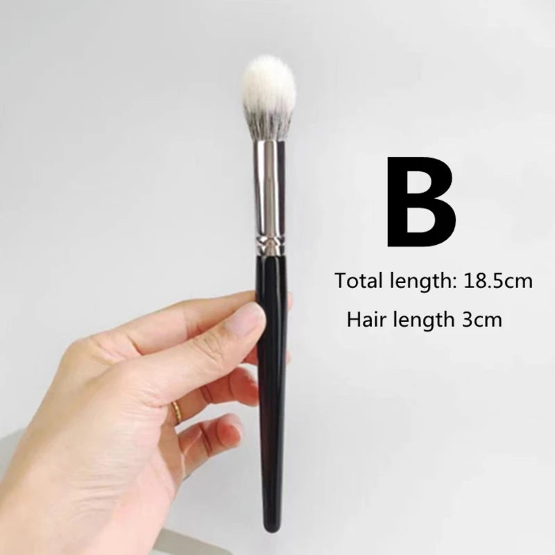Nova Glam Essentials Dual-Fiber Stippling Brush – Goat & Synthetic Hair for Multi-Use Makeup