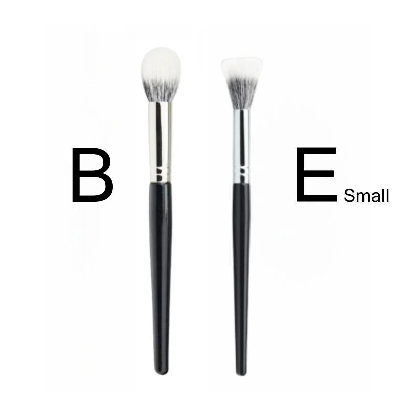 Nova Glam Essentials Dual-Fiber Stippling Brush – Goat & Synthetic Hair for Multi-Use Makeup
