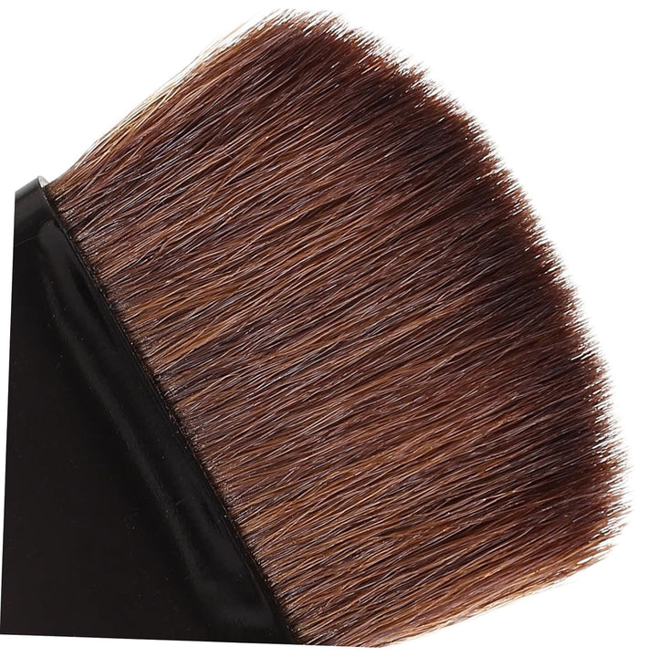 Nova Glam Essentials 4-Piece Mini Blush & Highlighter Set - Half-Moon Precision Brushes for Nose Contour, Blush & Powder (Travel Size)