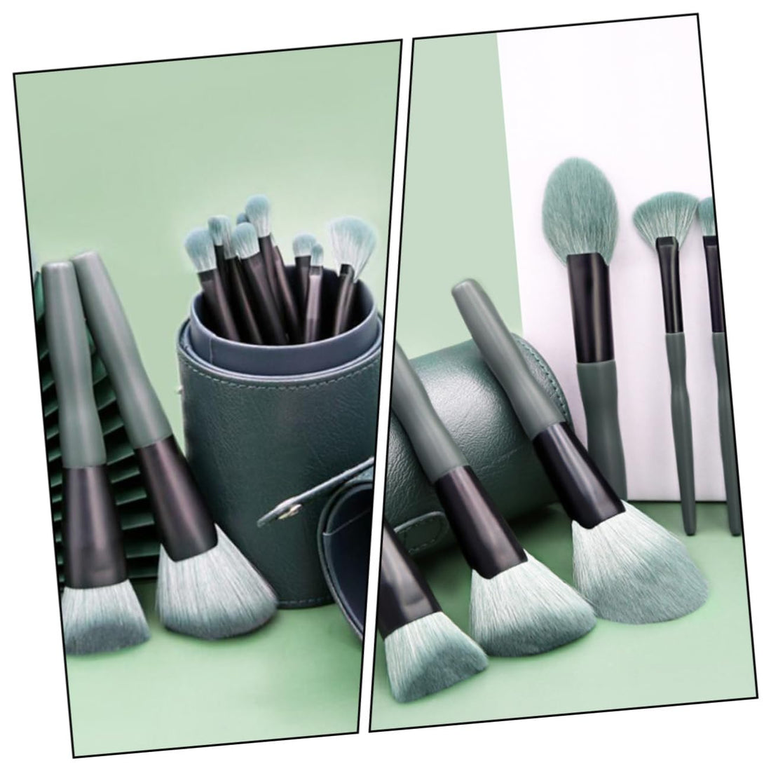 14-Piece Professional Makeup Brush Set for Contouring, Blending, Shading, and Highlighting