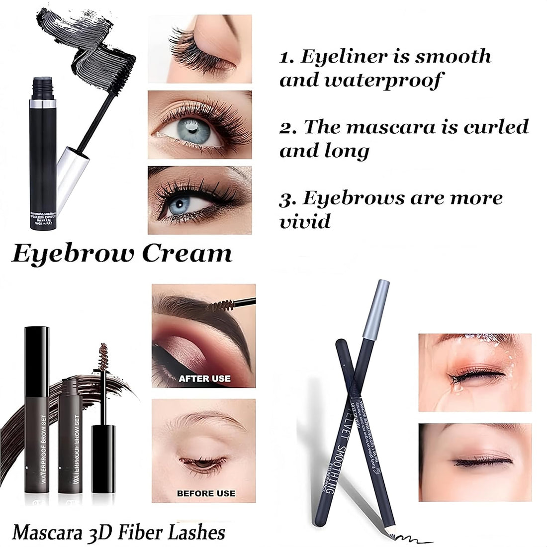 Comprehensive 27-Piece Makeup Kit for Women Featuring Eyebrow Pencil, Eyeliner, Eyeshadow, Mascara, Foundation, Concealer, Lip Gloss, Lipstick, and Brushes (Mkit-04)