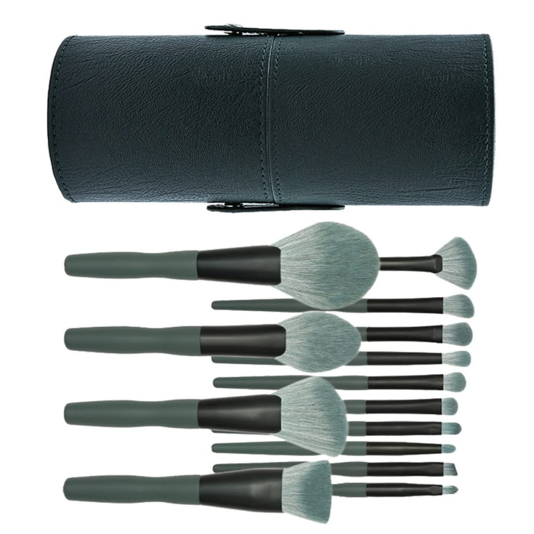 14-Piece Professional Makeup Brush Set for Contouring, Blending, Shading, and Highlighting