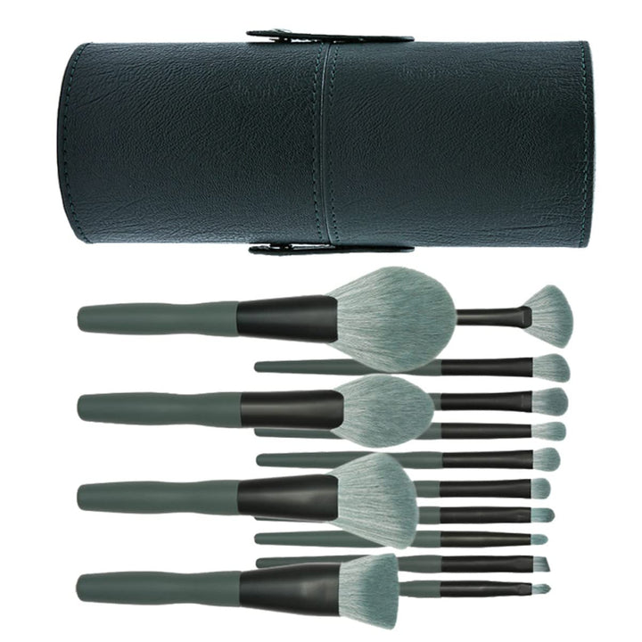 14-Piece Professional Makeup Brush Set for Contouring, Blending, Shading, and Highlighting