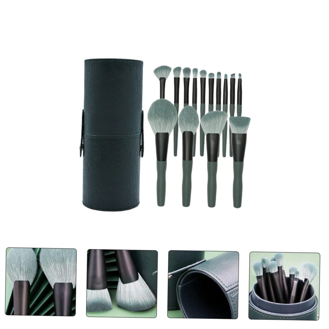 14-Piece Professional Makeup Brush Set for Contouring, Blending, Shading, and Highlighting