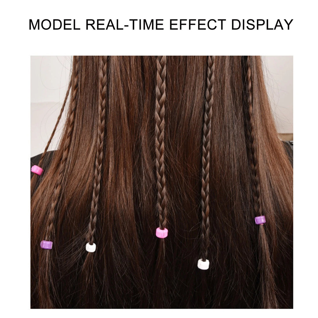 Nova Glam Essentials Automatic Hair Braiding Tool - Electric Hair Twister Machine with Accessories for Quick & Easy Braids (Battery Powered)