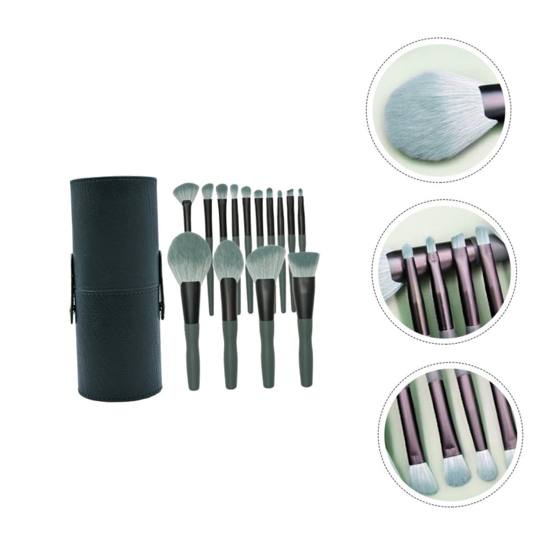 14-Piece Professional Makeup Brush Set for Contouring, Blending, Shading, and Highlighting