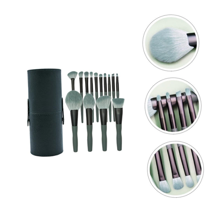 14-Piece Professional Makeup Brush Set for Contouring, Blending, Shading, and Highlighting