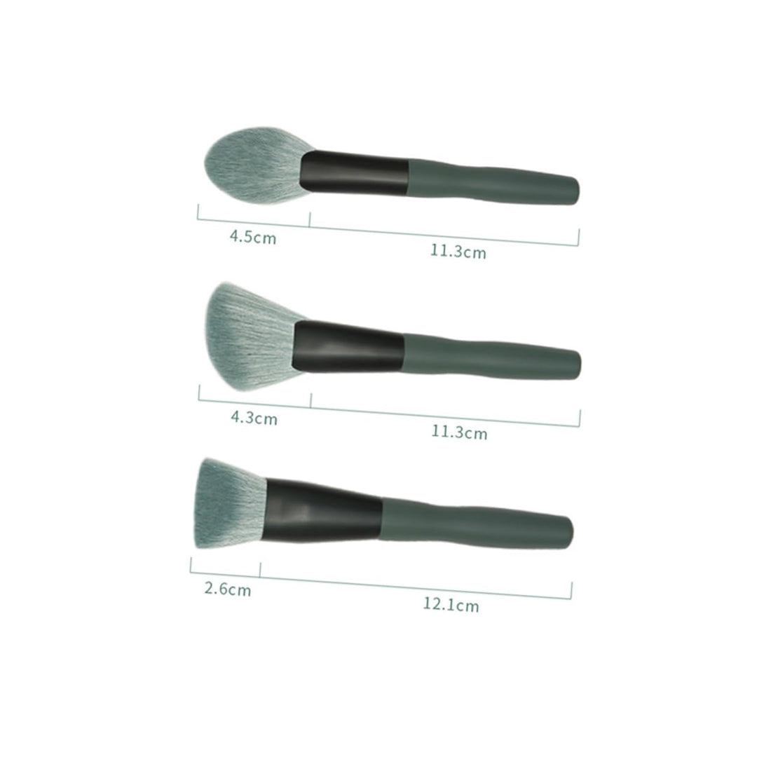 14-Piece Professional Makeup Brush Set for Contouring, Blending, Shading, and Highlighting